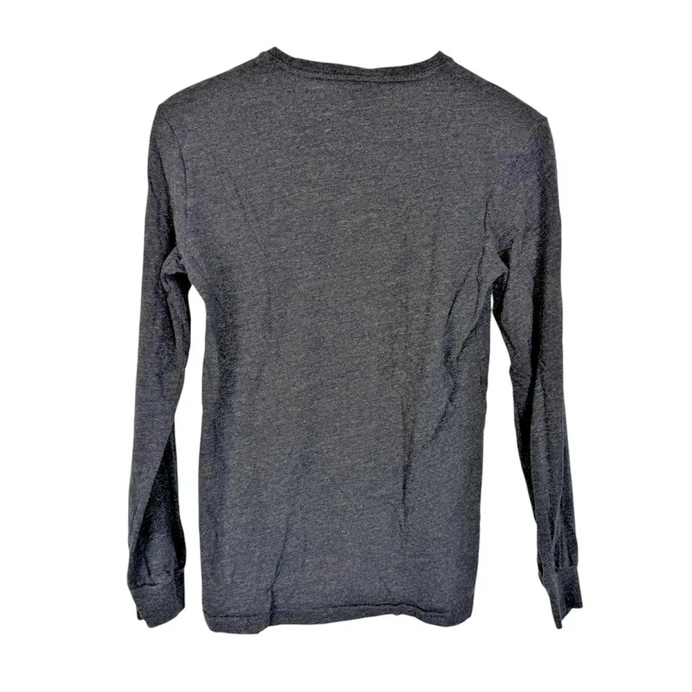 POLO RALPH LAUREN Long Sleeve‎ T-Shirt Mens XS Charcoal Gray Logo Classic Preppy